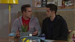 Aaron Brennan, David Tanaka in Neighbours Episode 7714