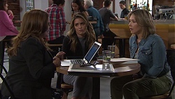 Terese Willis, Paige Novak, Steph Scully in Neighbours Episode 