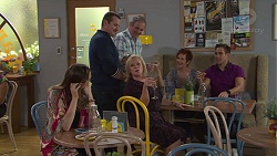 Sonya Rebecchi, Toadie Rebecchi, Karl Kennedy, Sheila Canning, Susan Kennedy, Aaron Brennan in Neighbours Episode 