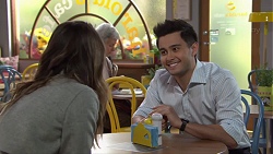 Paige Novak, David Tanaka in Neighbours Episode 